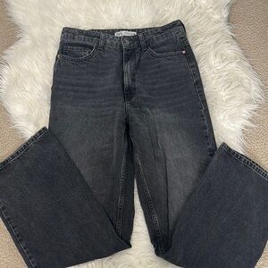 ZARA Womens Wide Leg Jeans